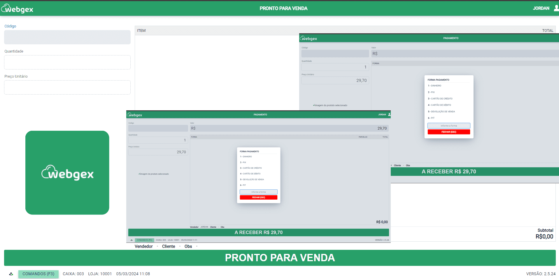 Potencialize suas Vendas com o PDV Integrado do WebGex.